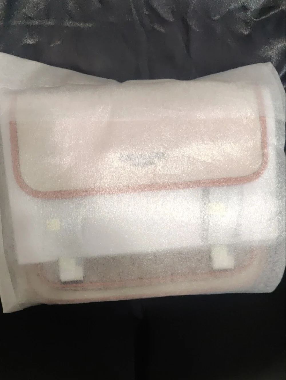 Coach Racer Messenger Cream/Orange Leather Crossbody NWT - Picture 7 of 8